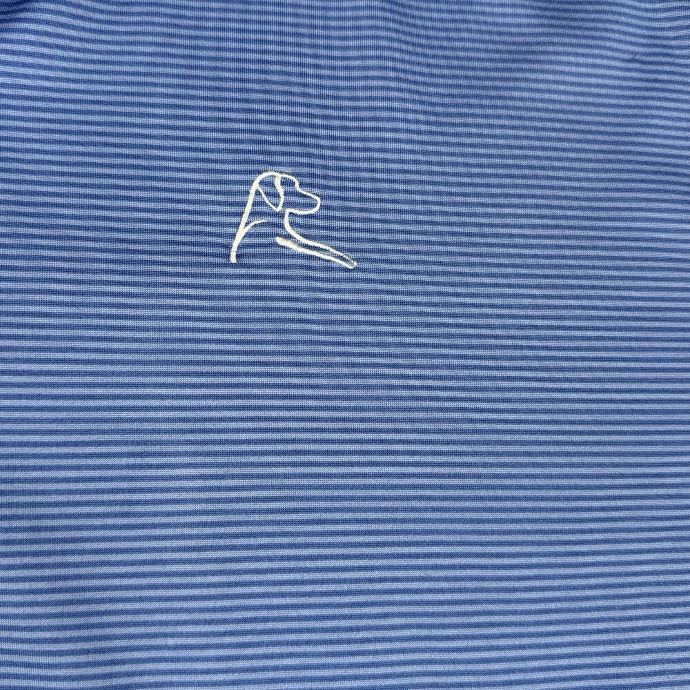 Rhoback Polo Shirt LOT OF 2 Men's Large Performance Bundle Striped Stretch Golf - Picture 6 of 15